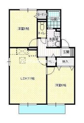 カルムＭ　Ａ棟の物件間取画像